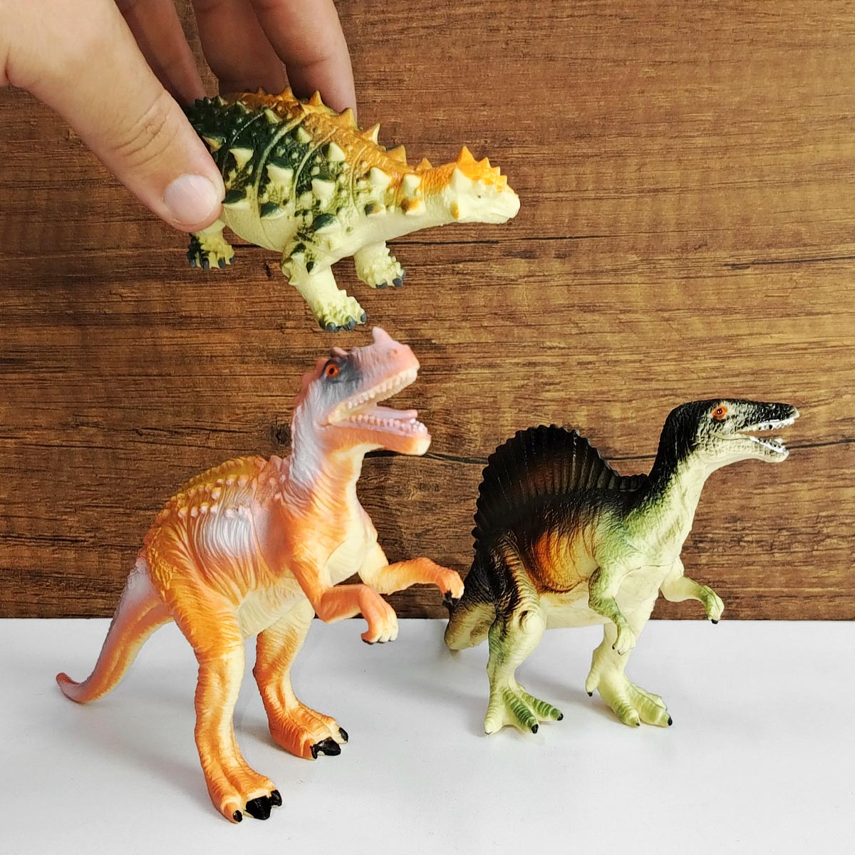 Set Dinosaurios x6 Realistas AT156